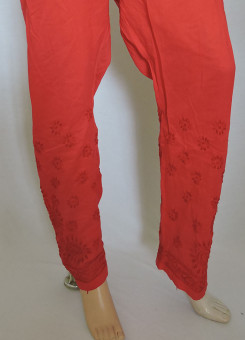 ISHIEQA's Coral Cotton Chikankari Pant - KL0307C