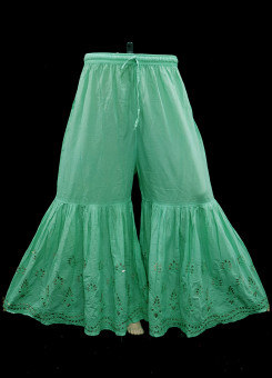 ISHIEQA's White Cotton Chikankari Kurti  - MV0103E