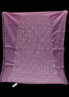 ISHIEQAs Chikankari Pink B Cotton Kurti Fabric - MV0204C