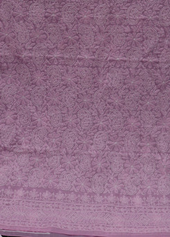 ISHIEQAs Chikankari Pink B Cotton Kurti Fabric - MV0204C