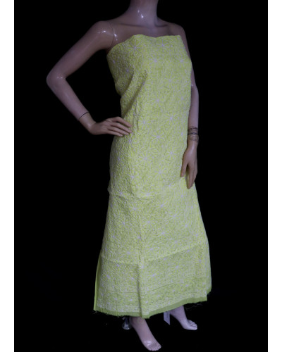 ISHIEQA's Yellow-A Cotton Kurti Fabric - SC0101D