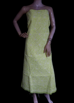 ISHIEQA's Yellow-A Cotton Kurti Fabric - SC0101D