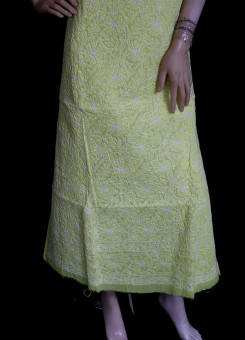 ISHIEQA's Yellow-A Cotton Kurti Fabric - SC0101D