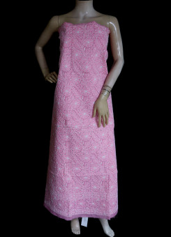 ISHIEQA's Pink Cotton Kurti Fabric - SC0101D