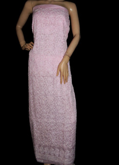 ISHIEQA's Pink Cotton Kurti Fabric - MV0204C