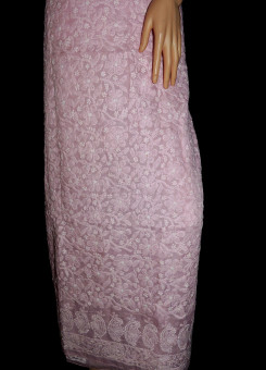 ISHIEQA's Pink Cotton Kurti Fabric - MV0204C